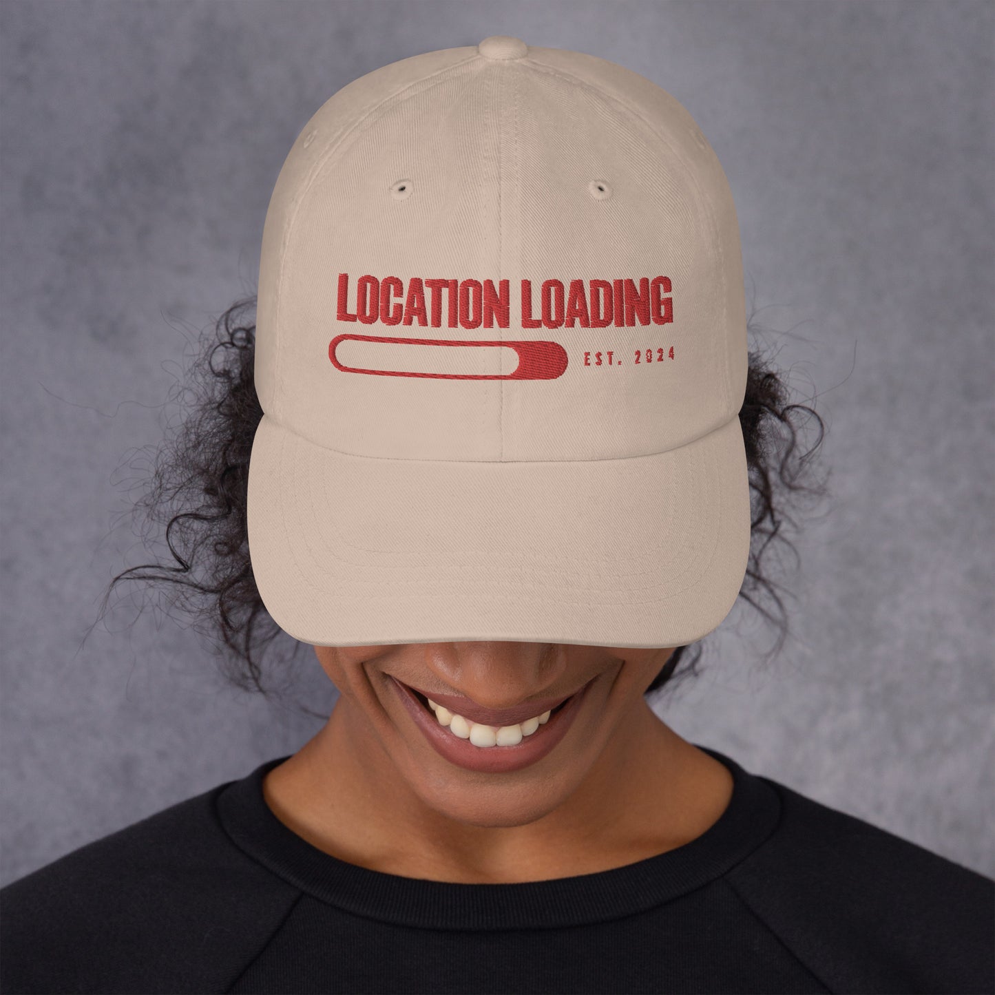 Location Loading Dad hat